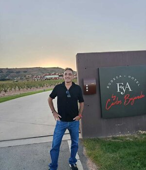 Foto de Oscar en San Sebasti&aacute;n